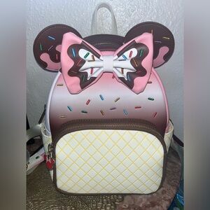 Loungefly Disney Minnie Mouse NEOPOLITAN SUNDAY Backpack